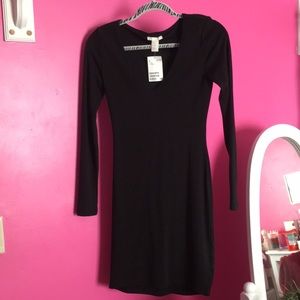NWT black long sleeve dress!